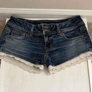 American Eagle Outfitters Blue Denim Shorts